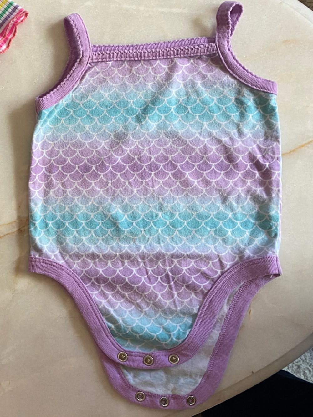 girls mermaid bodysuit size 6-9m